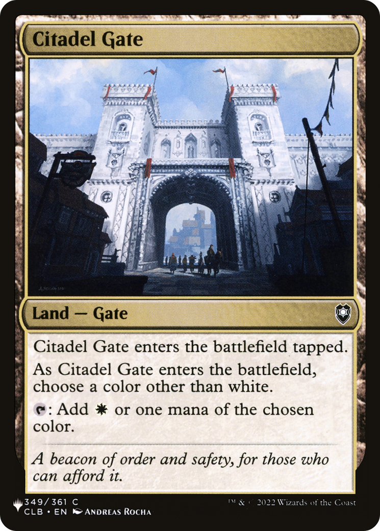 Citadel Gate [The List] | Gamers Paradise