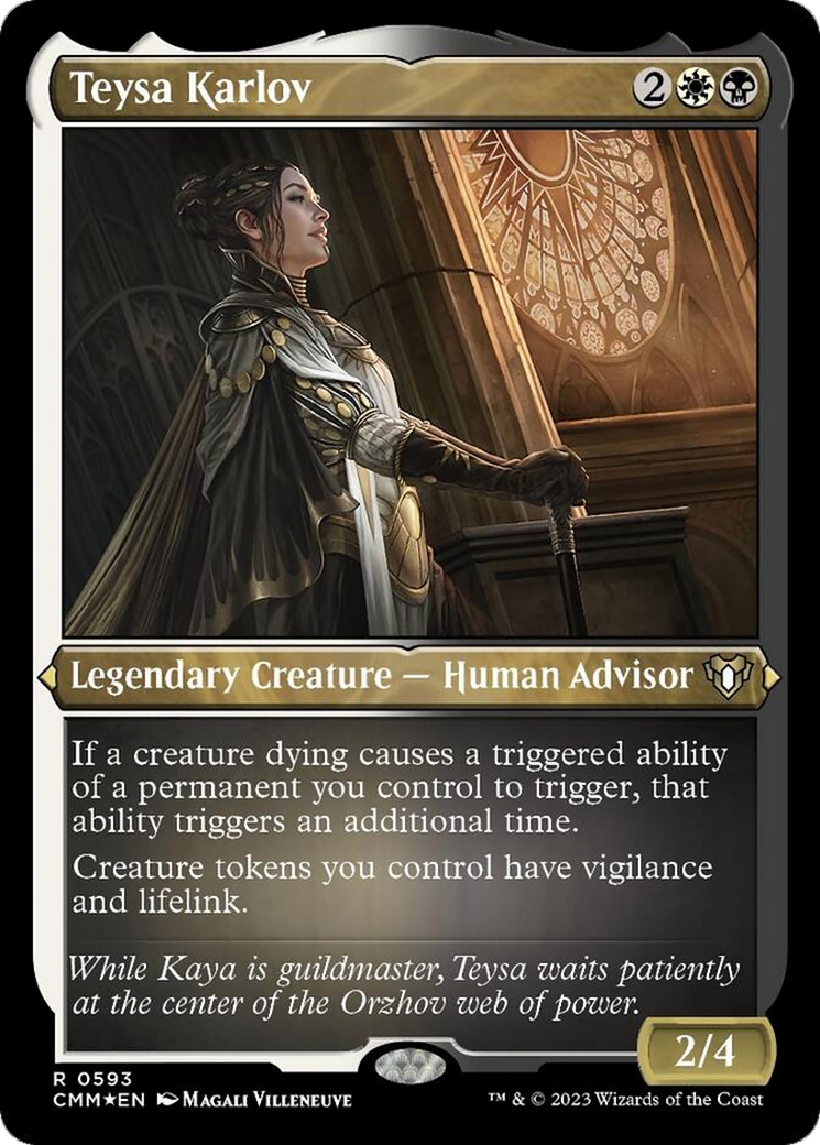 Teysa Karlov (Foil Etched) [Commander Masters] | Gamers Paradise
