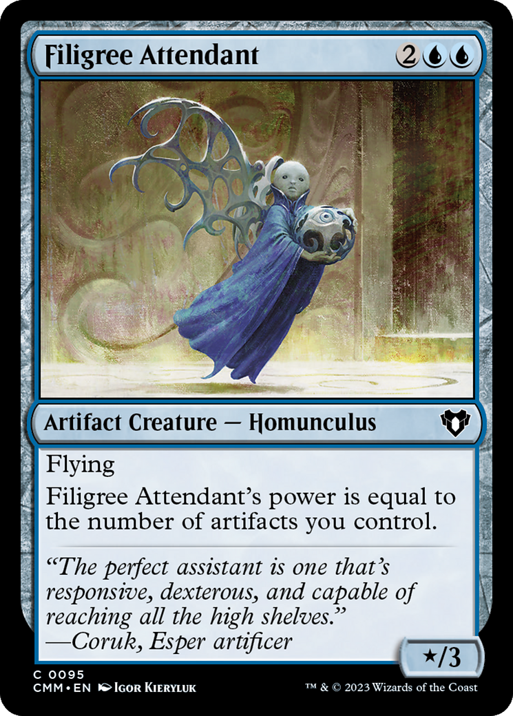 Filigree Attendant [Commander Masters] | Gamers Paradise