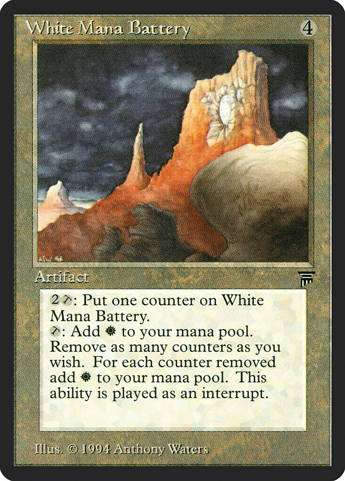 White Mana Battery [Legends] | Gamers Paradise