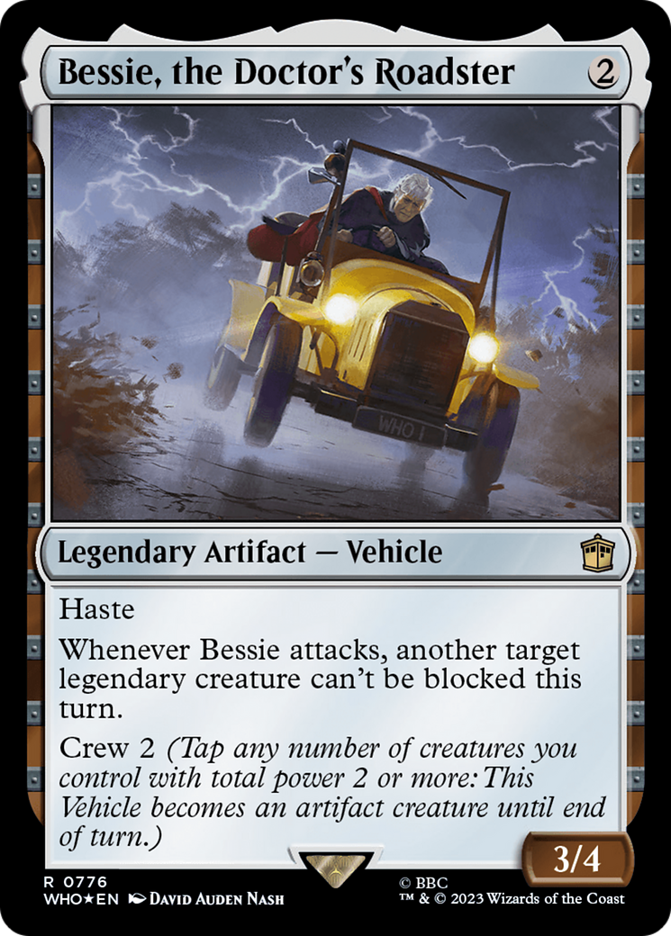 Bessie, the Doctor's Roadster (Surge Foil) [Doctor Who] | Gamers Paradise