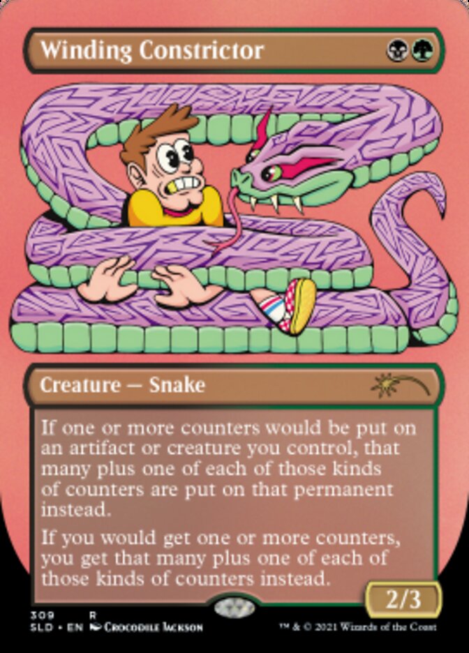 Winding Constrictor (Borderless) [Secret Lair Drop Series] | Gamers Paradise