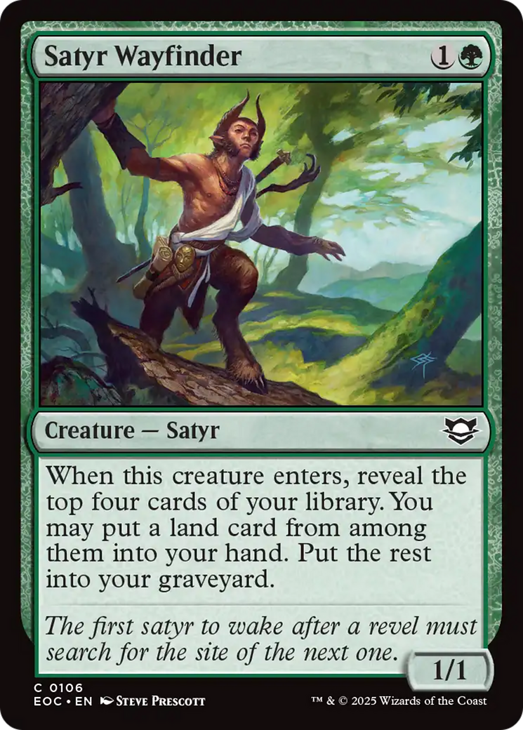 Satyr Wayfinder [Edge of Eternities Commander] | Gamers Paradise