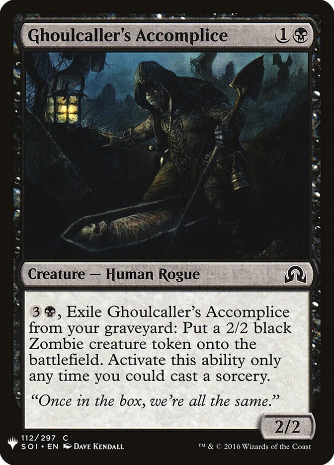 Ghoulcaller's Accomplice [Mystery Booster] | Gamers Paradise