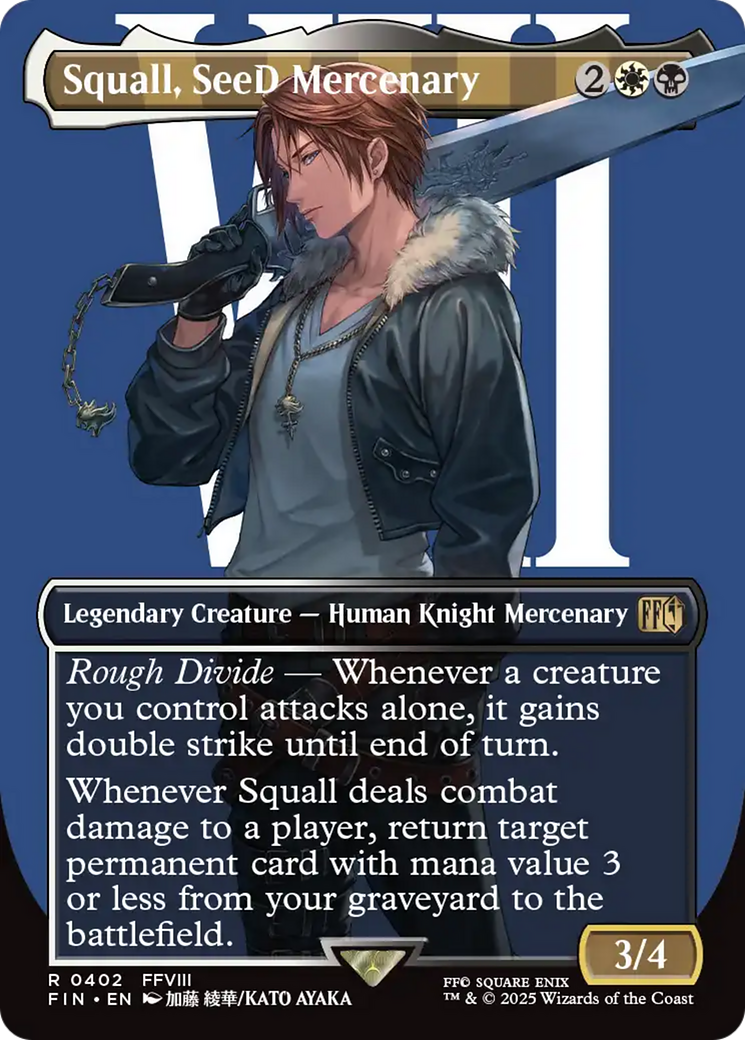 Squall, SeeD Mercenary (Borderless) [FINAL FANTASY] | Gamers Paradise