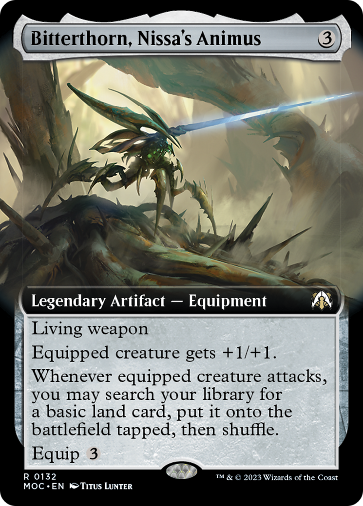 Bitterthorn, Nissa's Animus (Extended Art) [March of the Machine Commander] | Gamers Paradise