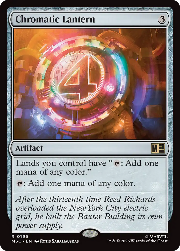Chromatic Lantern (Surge Foil) [Marvel Super Heroes Commander] | Gamers Paradise