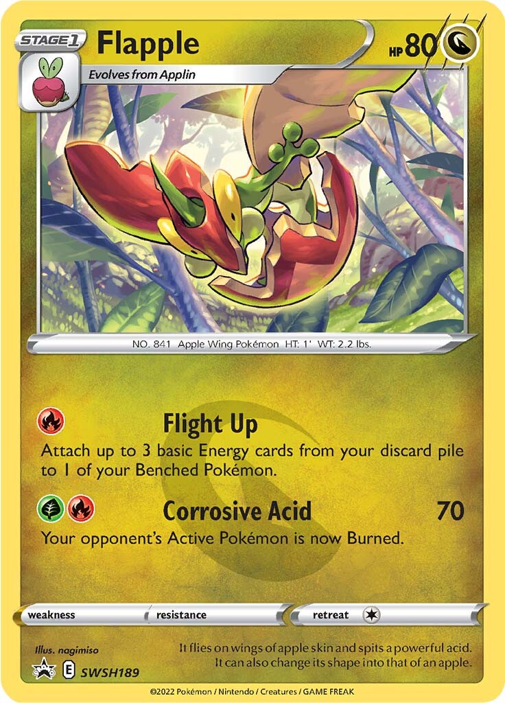 Flapple (SWSH189) [Sword & Shield: Black Star Promos] | Gamers Paradise