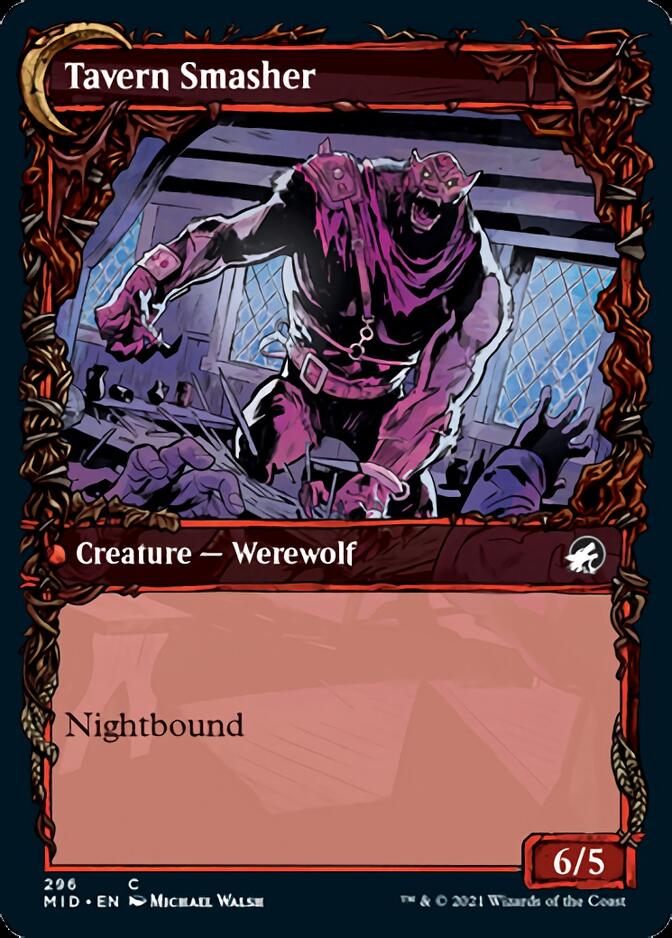 Tavern Ruffian // Tavern Smasher (Showcase Equinox) [Innistrad: Midnight Hunt] | Gamers Paradise