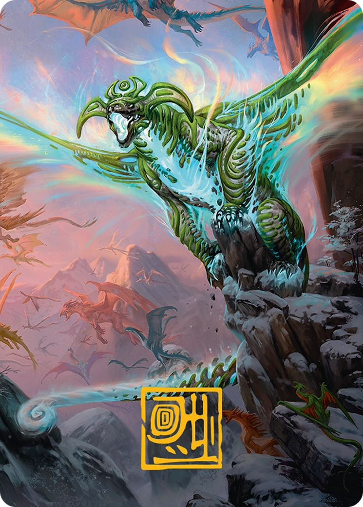 Ureni of the Unwritten Art Card (51/54) [Tarkir: Dragonstorm Art Series] | Gamers Paradise