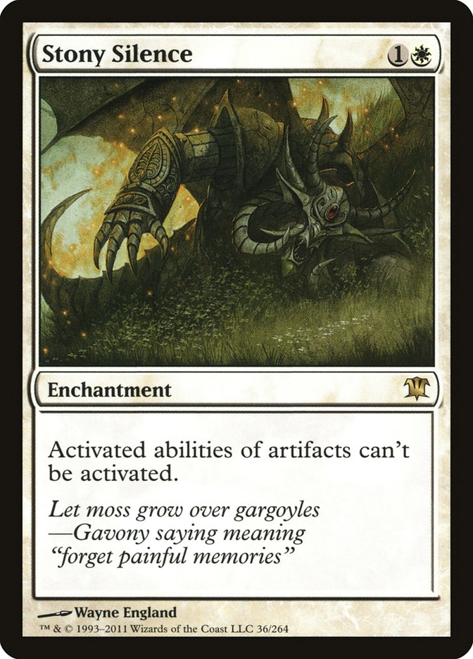 Stony Silence [Innistrad] | Gamers Paradise
