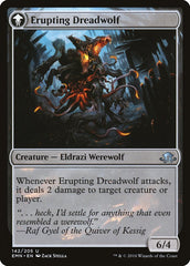Smoldering Werewolf // Erupting Dreadwolf [Eldritch Moon] | Gamers Paradise