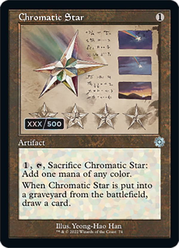 Chromatic Star (Retro Schematic) (Serialized) [The Brothers' War Retro Artifacts] | Gamers Paradise