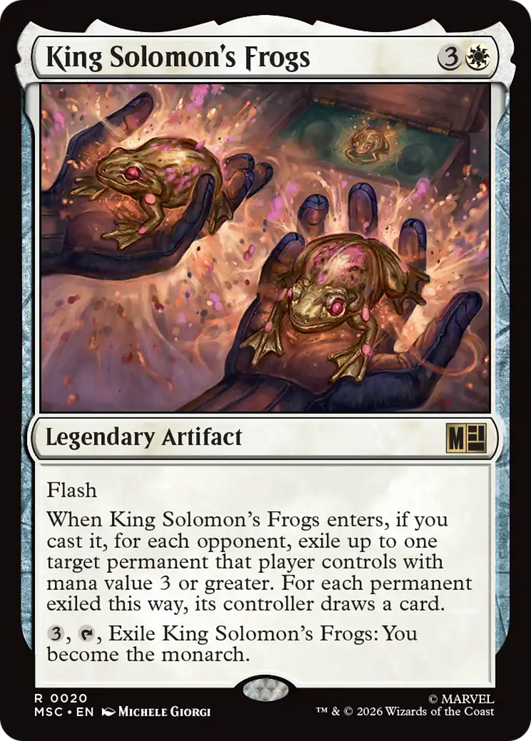 King Solomon's Frogs (Surge Foil) [Marvel Super Heroes Commander] | Gamers Paradise