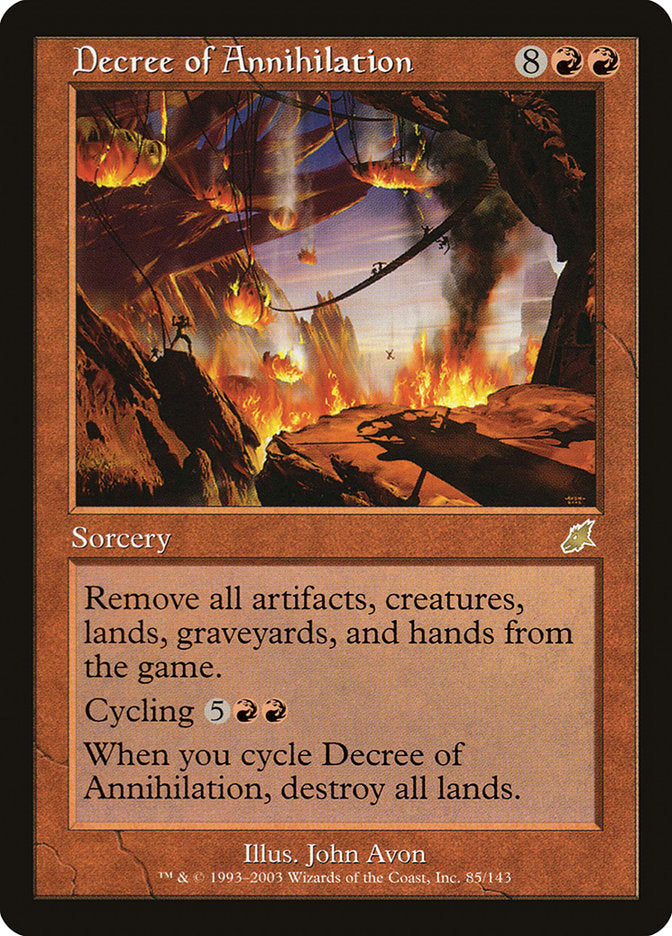 Decree of Annihilation [Scourge] | Gamers Paradise