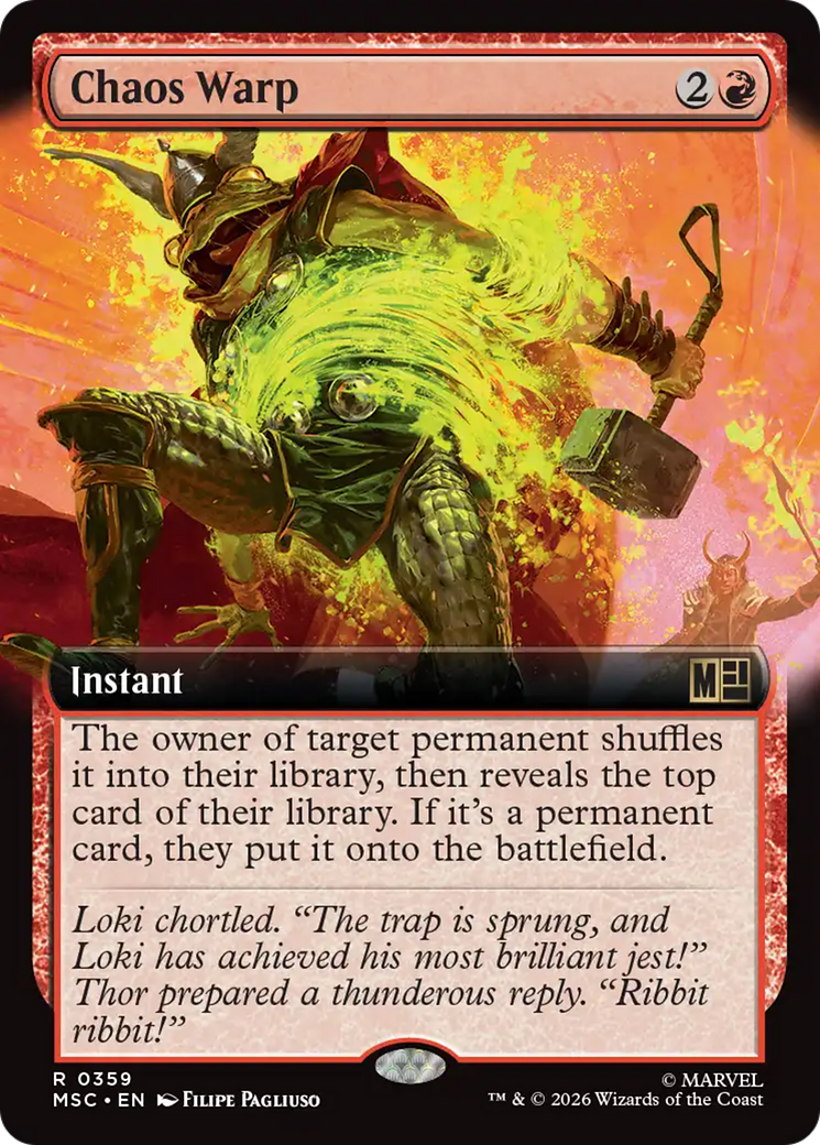 Chaos Warp (Extended Art) [Marvel Super Heroes Commander] | Gamers Paradise