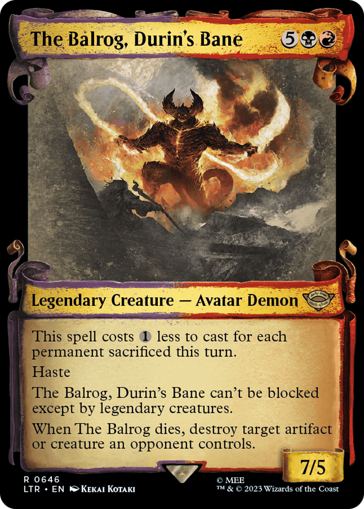 The Balrog, Durin's Bane [The Lord of the Rings: Tales of Middle-Earth Showcase Scrolls] | Gamers Paradise