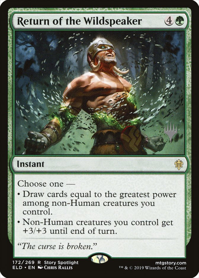 Return of the Wildspeaker (Promo Pack) [Throne of Eldraine Promos] | Gamers Paradise