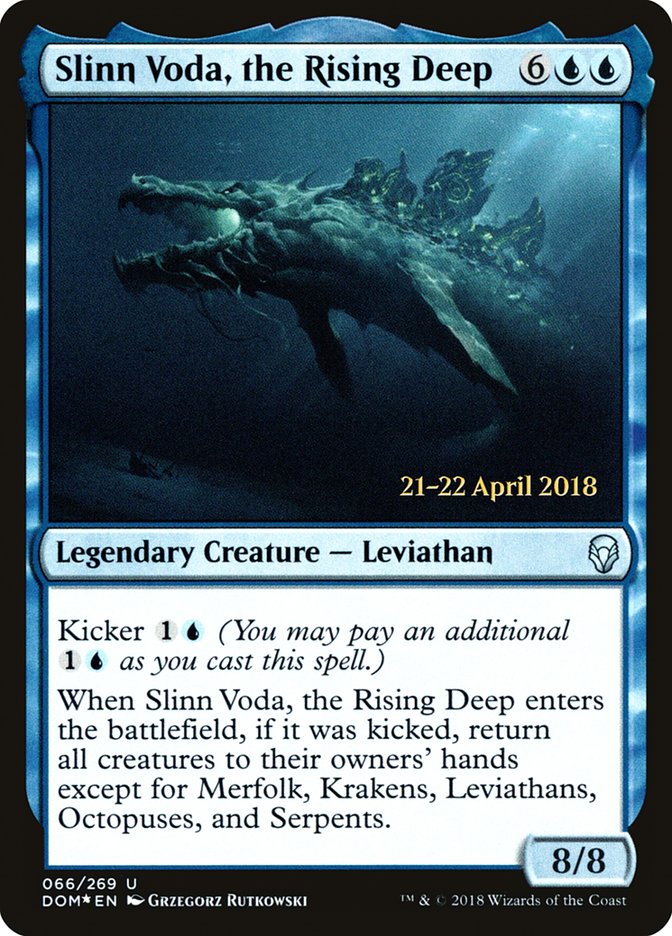 Slinn Voda, the Rising Deep [Dominaria Prerelease Promos] | Gamers Paradise