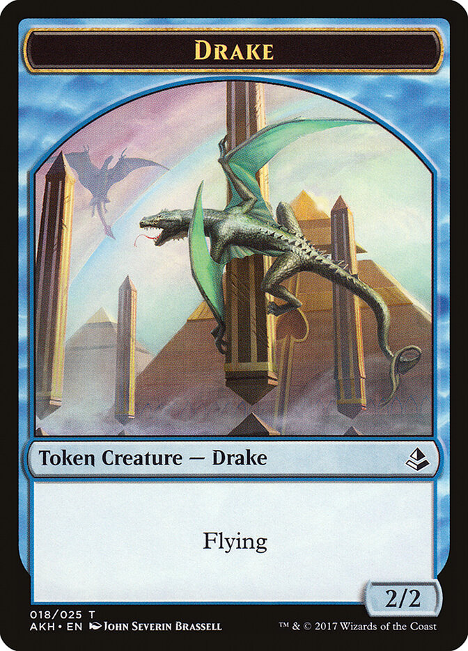 Angel of Sanctions // Drake Double-Sided Token [Amonkhet Tokens] | Gamers Paradise