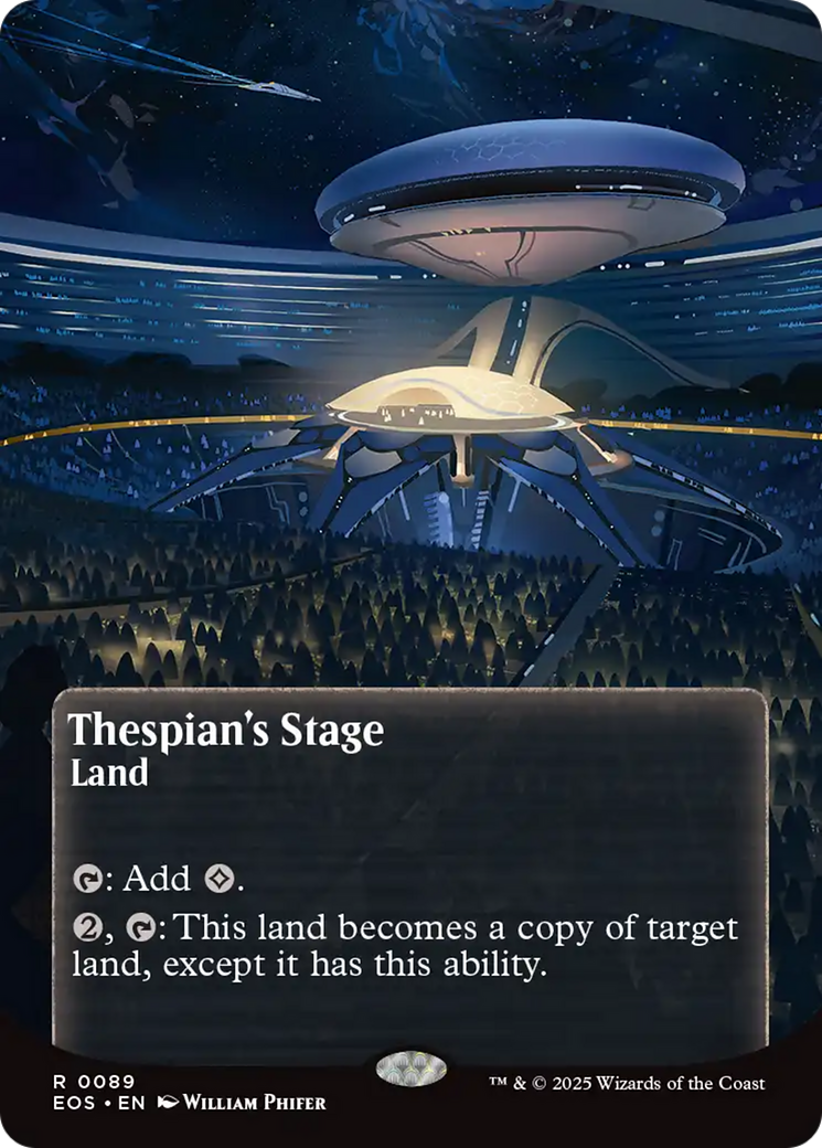Thespian's Stage (0089) (Borderless) [Edge of Eternities: Stellar Sights] | Gamers Paradise
