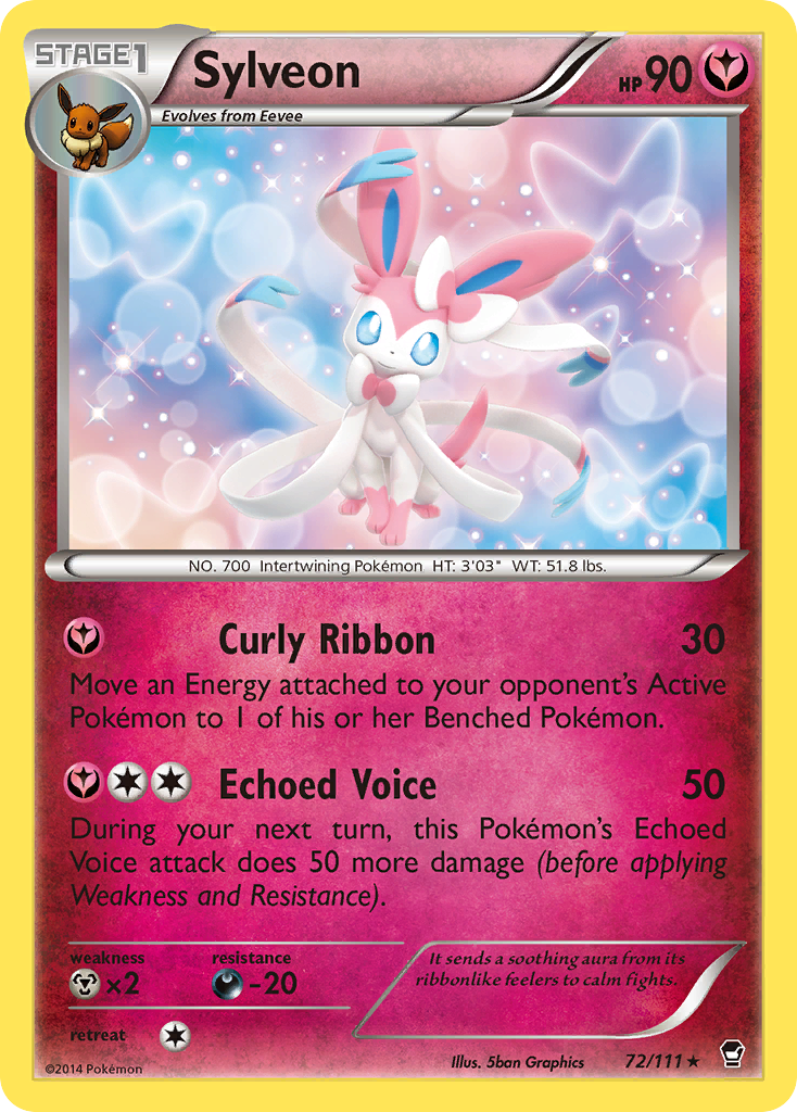 Sylveon (72/111) [XY: Furious Fists] | Gamers Paradise