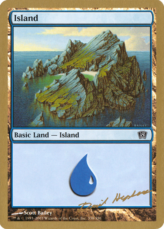 Island (dh338) (Dave Humpherys) [World Championship Decks 2003] | Gamers Paradise