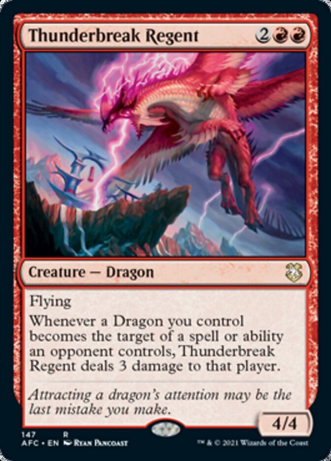 Thunderbreak Regent [Dungeons & Dragons: Adventures in the Forgotten Realms Commander] | Gamers Paradise