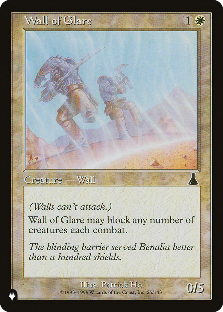 Wall of Glare [The List Reprints] | Gamers Paradise