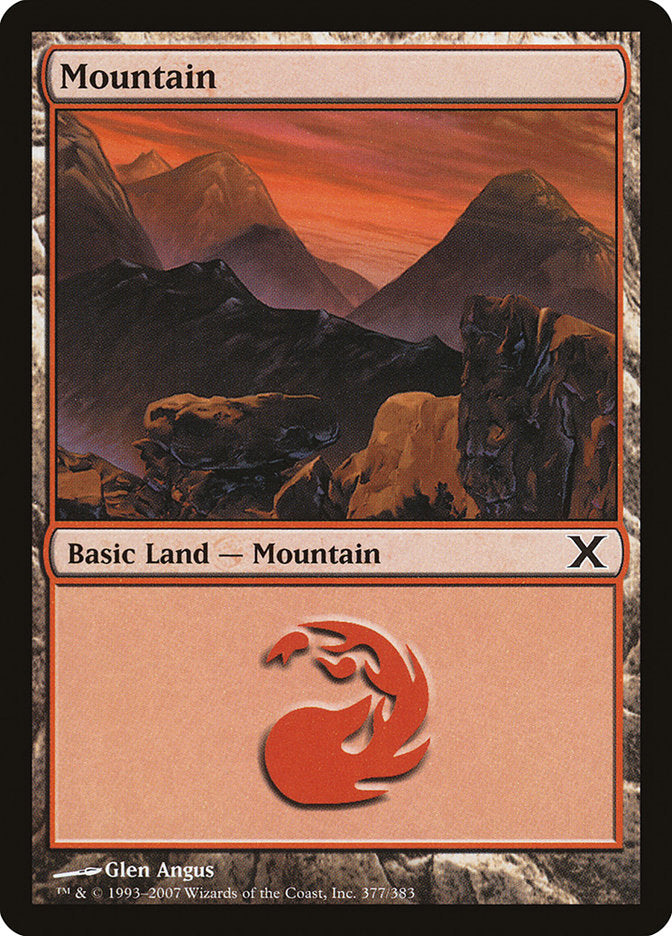 Mountain (377) [Tenth Edition] | Gamers Paradise