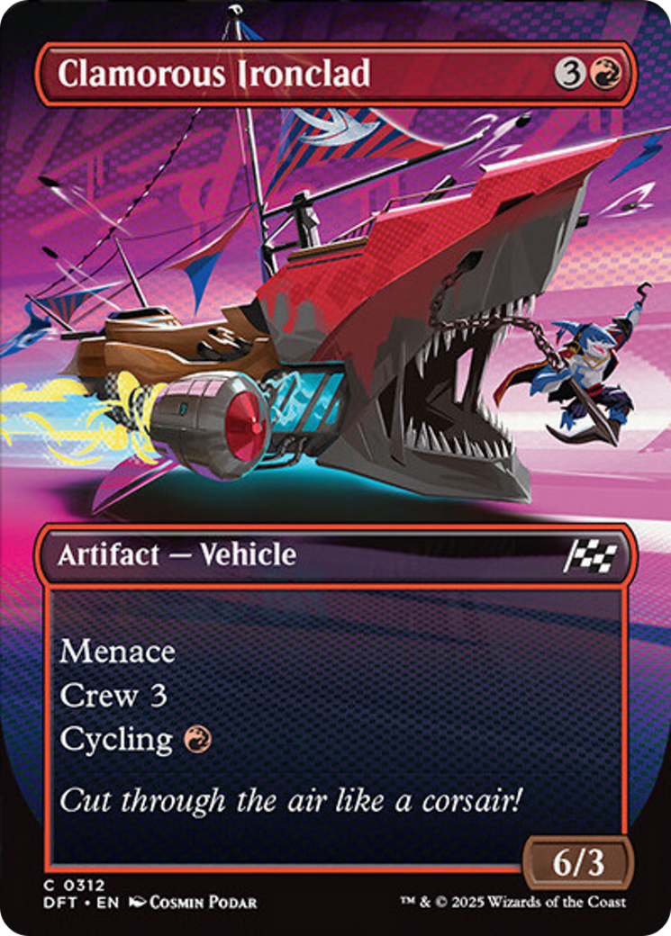 Clamorous Ironclad (Borderless) [Aetherdrift] | Gamers Paradise