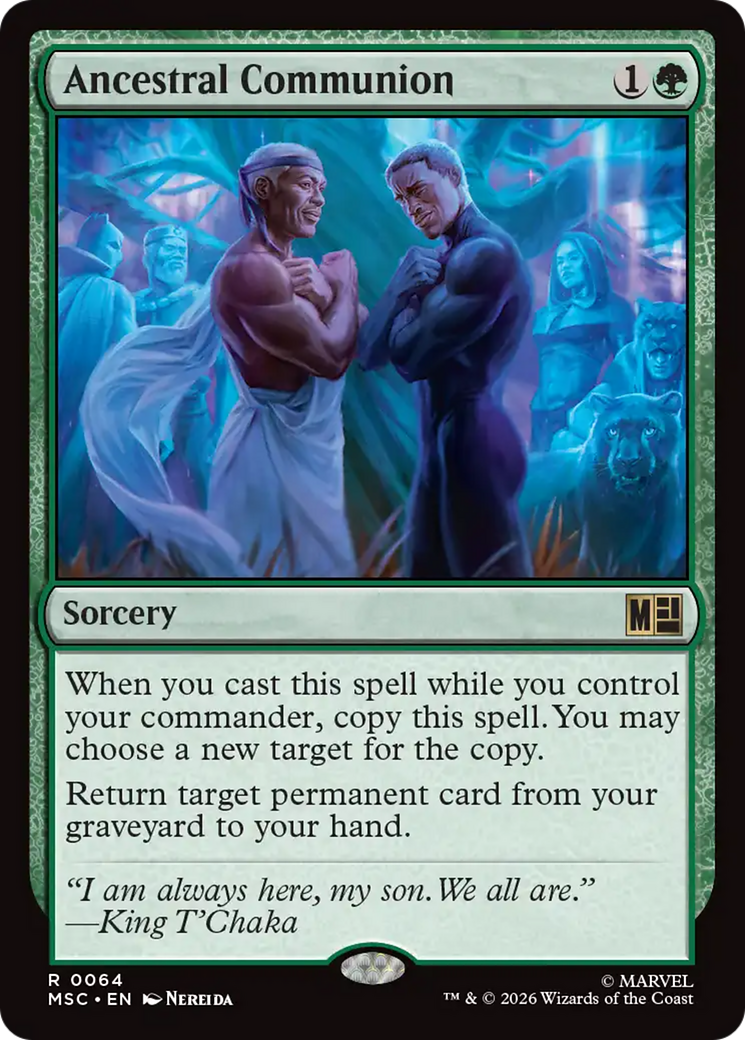 Ancestral Communion (Surge Foil) [Marvel Super Heroes Commander] | Gamers Paradise