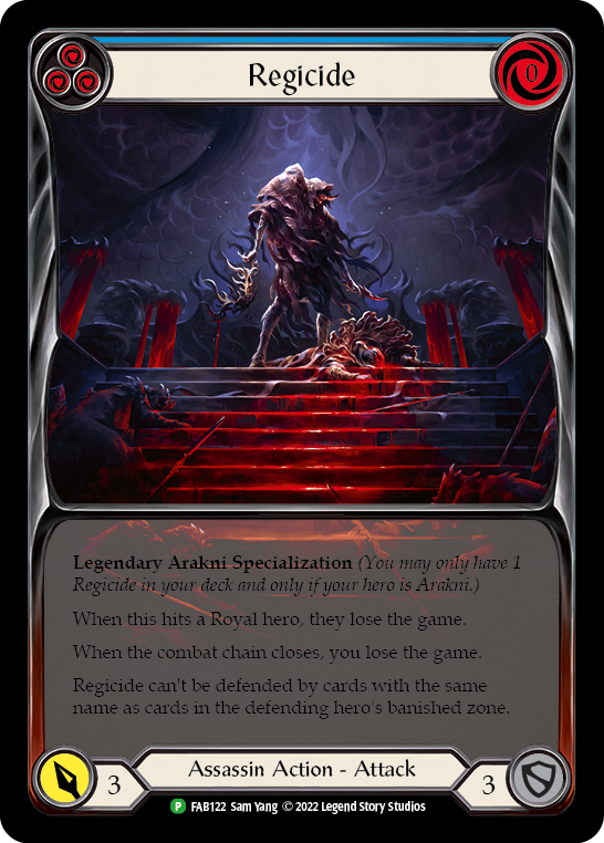 Regicide [FAB122] (Promo)  Rainbow Foil | Gamers Paradise