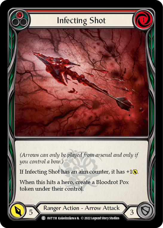 Infecting Shot (Red) [OUT118] (Outsiders)  Rainbow Foil | Gamers Paradise