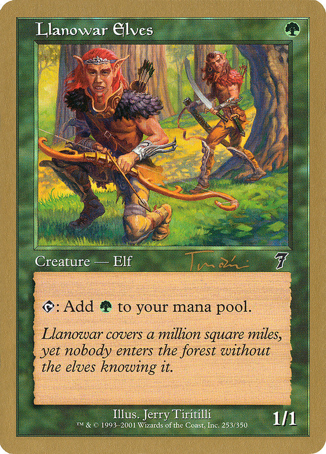 Llanowar Elves (Jan Tomcani) [World Championship Decks 2001] | Gamers Paradise
