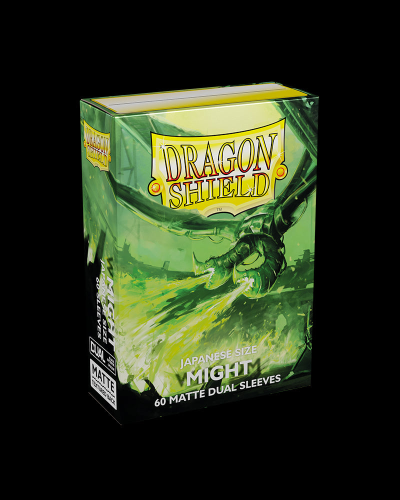 Dragon Shield: Japanese Size 60ct Sleeves - Might (Dual Matte) | Gamers Paradise