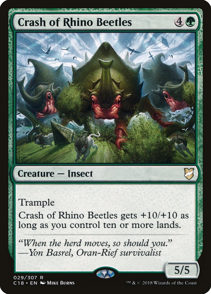 Crash of Rhino Beetles [Commander 2018] | Gamers Paradise
