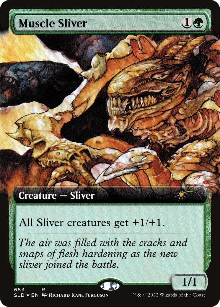 Muscle Sliver (Extended Art) [Secret Lair Drop Promos] | Gamers Paradise