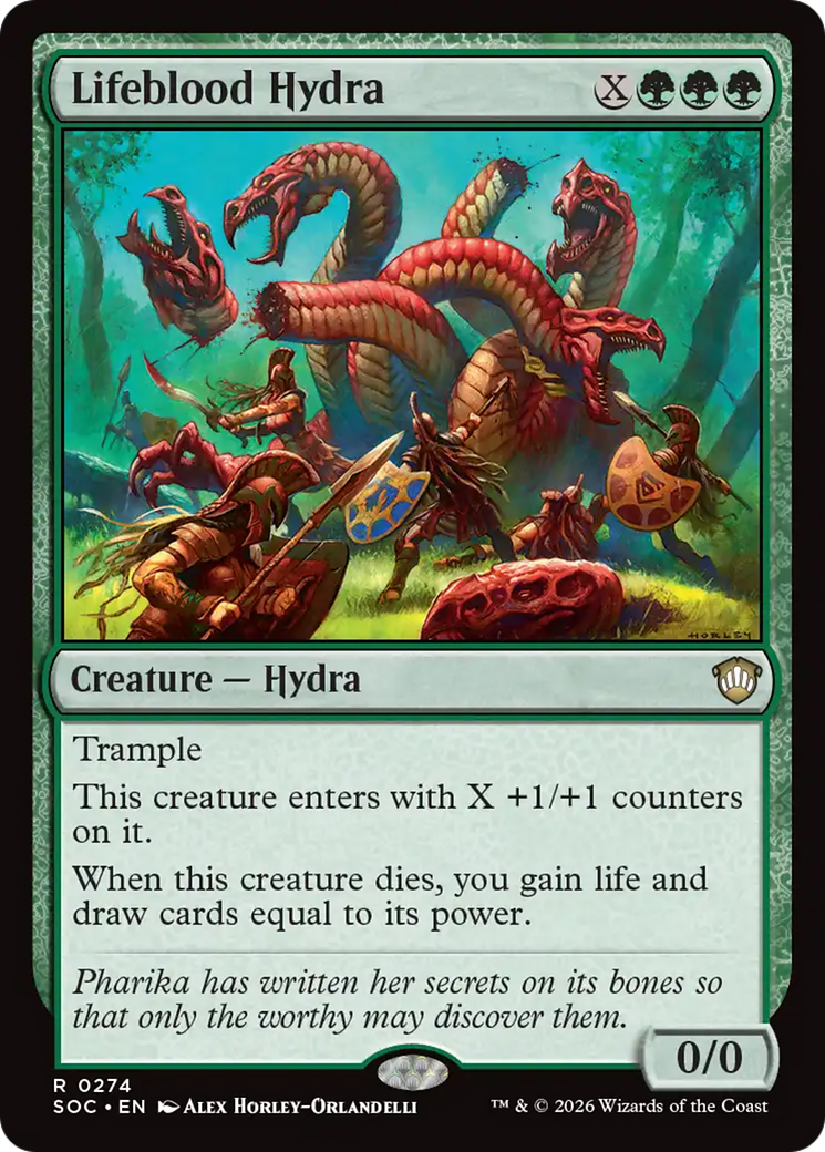 Lifeblood Hydra [Secrets of Strixhaven Commander] | Gamers Paradise