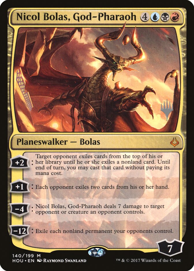 Nicol Bolas, God-Pharaoh (Promo Pack) [Hour of Devastation Promos] | Gamers Paradise