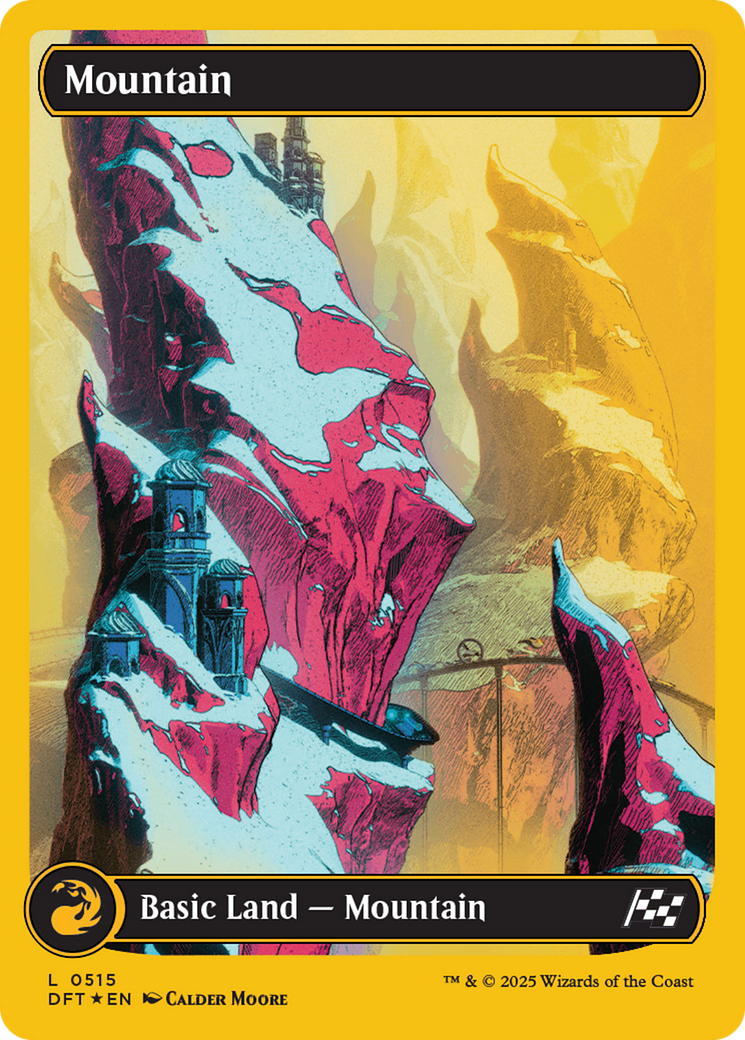 Mountain (0515) (First-Place Foil) [Aetherdrift] | Gamers Paradise