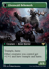 Ulvenwald Oddity // Ulvenwald Behemoth (Extended Art) [Innistrad: Crimson Vow] | Gamers Paradise