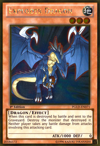 Exploder Dragon [PGLD-EN071] Gold Rare | Gamers Paradise