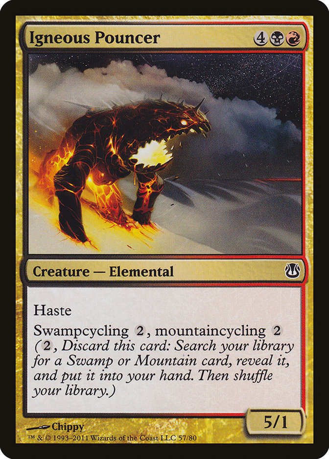 Igneous Pouncer [Duel Decks: Ajani vs. Nicol Bolas] | Gamers Paradise