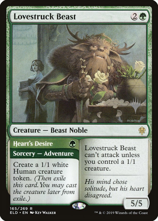 Lovestruck Beast // Heart's Desire (Promo Pack) [Throne of Eldraine Promos] | Gamers Paradise