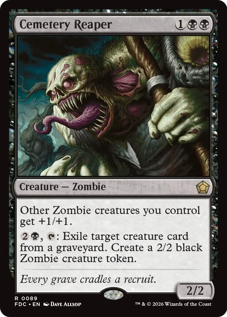 Cemetery Reaper [Foundations Commander] | Gamers Paradise