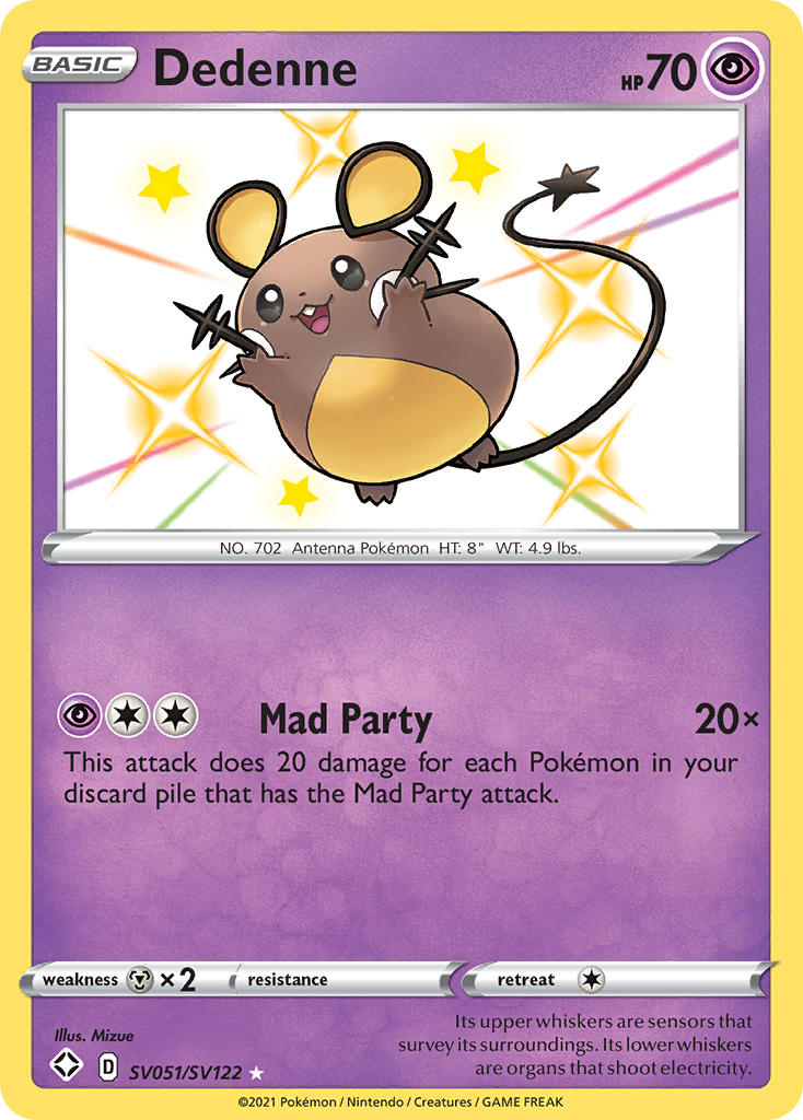 Dedenne (SV051/SV122) [Sword & Shield: Shining Fates] | Gamers Paradise