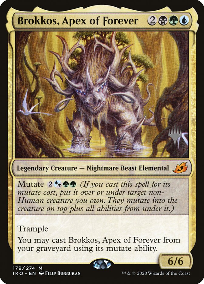Brokkos, Apex of Forever (Promo Pack) [Ikoria: Lair of Behemoths Promos] | Gamers Paradise