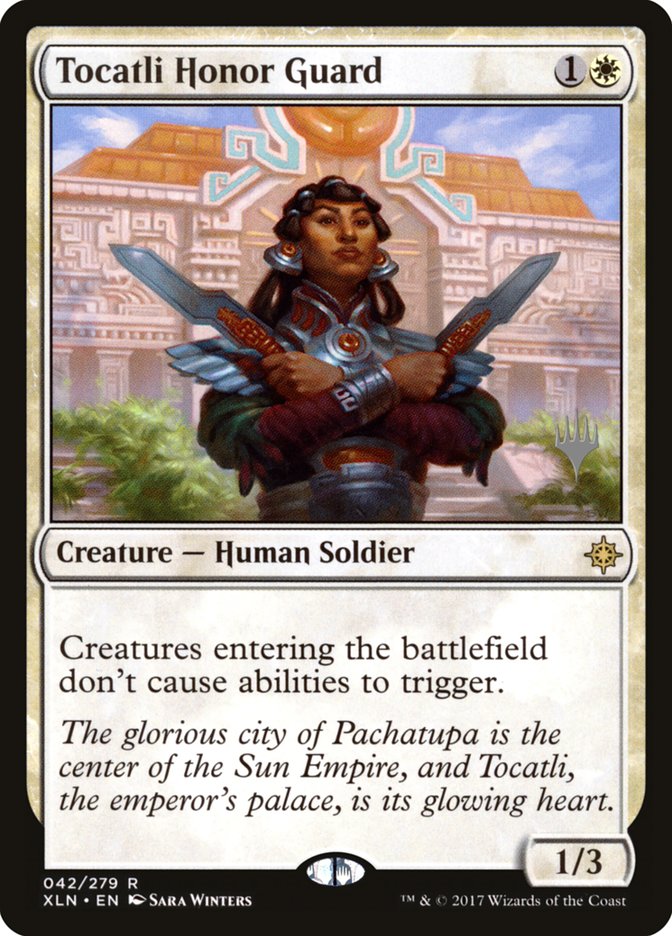 Tocatli Honor Guard (Promo Pack) [Ixalan Promos] | Gamers Paradise