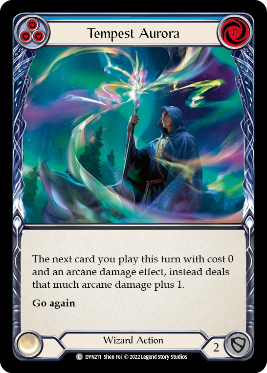 Tempest Aurora (Blue) [DYN211] (Dynasty) | Gamers Paradise